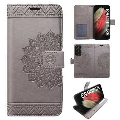 Coque Pour Samsung Galaxy S21 Ultra 5G Housse Téléphone Étui Flip TPU - Photo 1/4
