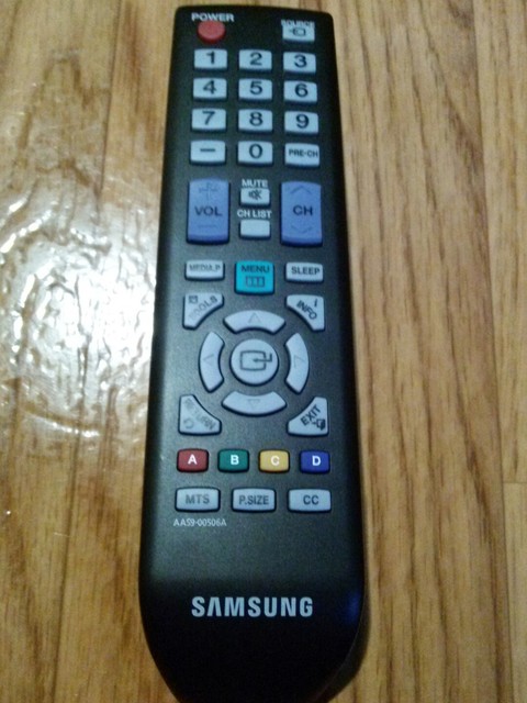 NEW ORIGINAL SAMSUNG BN59 01006A REMOTE CONTROL AA59 00506A PN59D530A3F 
