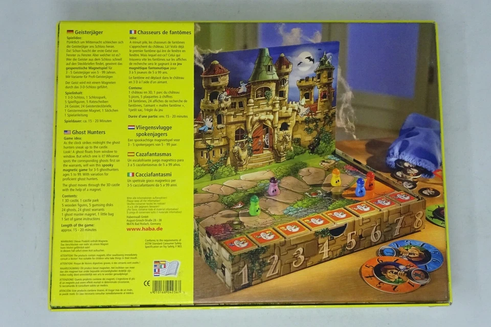 GEISTERJÄGER Haba Spiel mit 3D Geisterschloss von 2007 Nr. 4236 VOLLSTÄNDIG - Bild 4 von 4