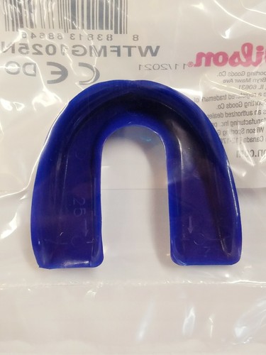 Wilson Single Density Strapless Adult Mouth Guard Navy Blue - 第 2/2 張圖片