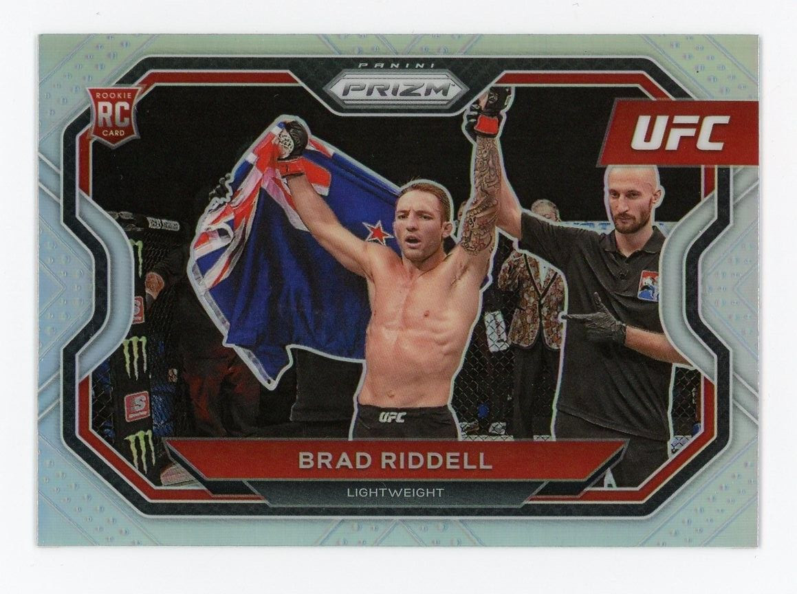 2021 Panini Prizm UFC Brad Riddell Silver Prizm Rookie #118