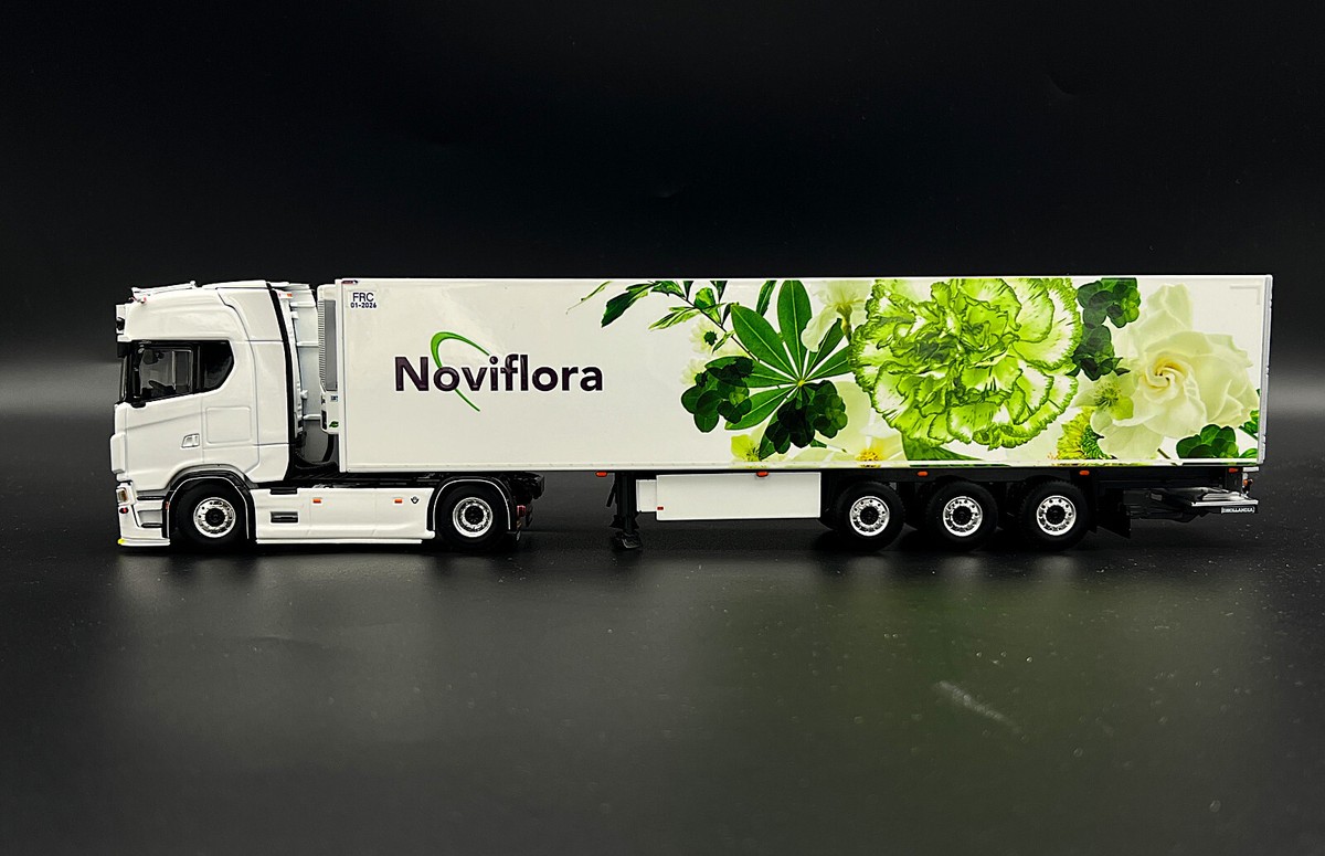 Camion avec remorque frigorifique aux couleurs LAURA TRANS - SCANIA S Highline CS20H 4x2