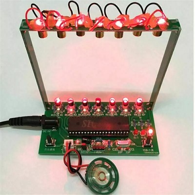 DIY Kit C51 MCU Laser Harp Kit String DIY Keyboard Kit Electronic Parts 7 String