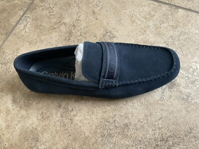 CALVIN KLEIN Men\'s Blue Loafers Shoes  Size 12 CALVIN KLEIN Men main image 4
