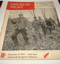 October 24,1950~Saturday Night~Weekly  Magazine~Pub. in Toronto,Canada