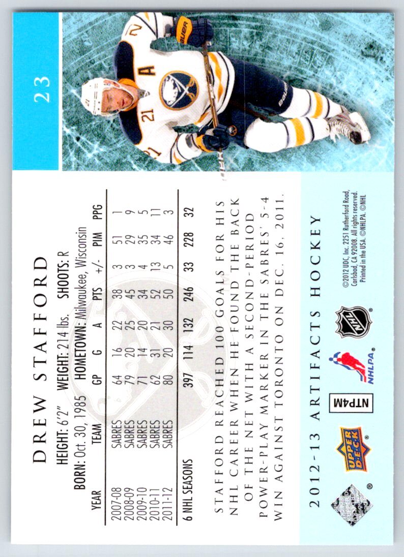 2012-13 Upper Deck Artifacts NHL Hockey Cards - U-Pick From List - Picture 47 of 201
