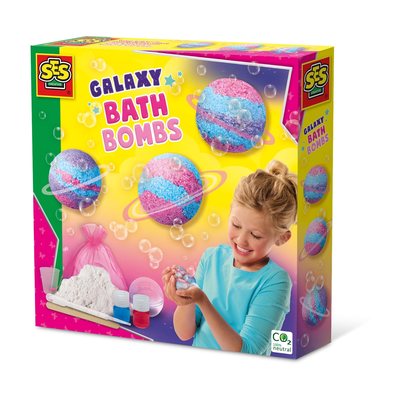 Ses Creative - Galaxy Bath Bombs - (S14769) Toy NUOVO