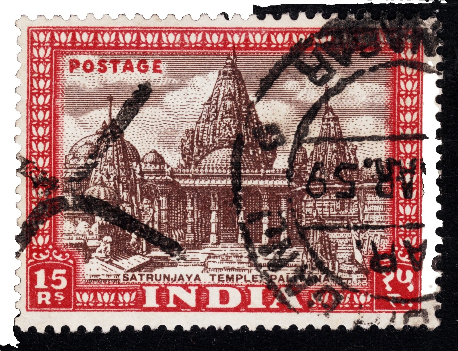 Architecture Used Indian Stamps (1947-Now)