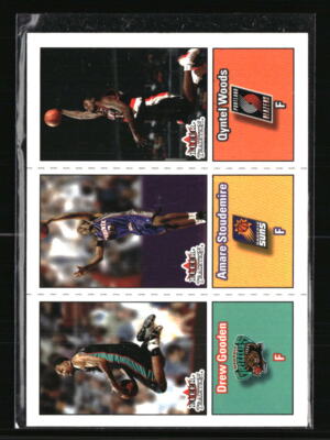 Drew Gooden / Amare Stoudemire / Qyntel Woods RC 2002 Fleer Tradition #280