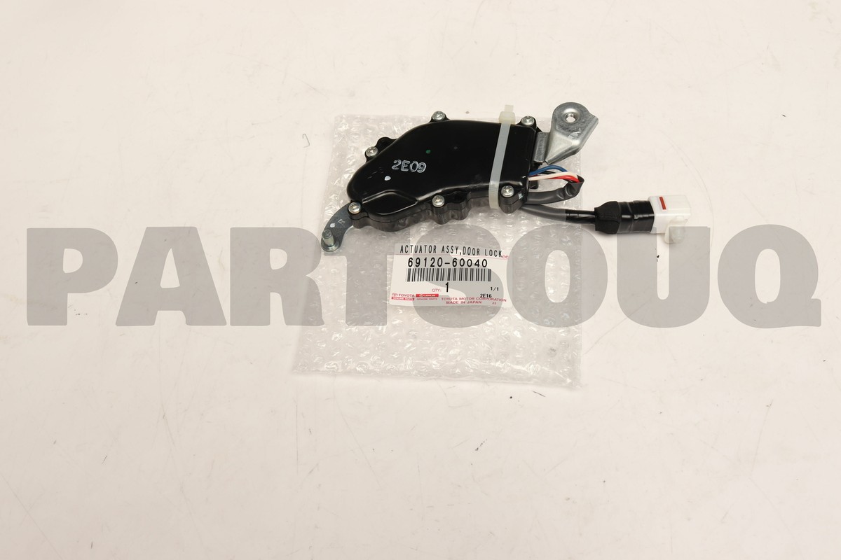 6912060040 Genuine Toyota ACTUATOR ASSY, FRONT DOOR LOCK, LH 69120