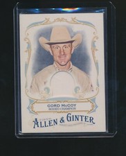 CORD MCCOY 2016 TOPPS ALLEN & GINTER RELIC CARD 