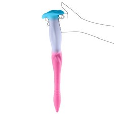 16" Large Long Anal Plug Dildo,Liquid Silicone Dildo, Fantasy Big Penis Sex toys
