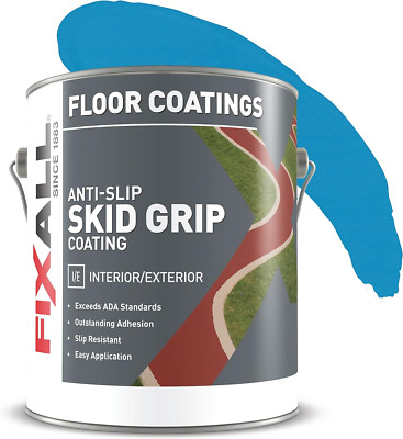 Skid Grip Anti-Slip Floor Coating, Interior/Exterior - 1 Gallon - Colbal