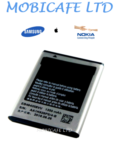 Brand new Samsung Galaxy Ace replacement Battery EB494358VU S5830 - Afbeelding 1 van 2