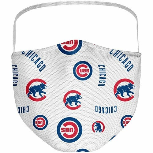 3er Pack Chicago Cubs offiziell lizenzierte MLB waschbare wiederverwendbare Gesichtsmaske F17 - Bild 4 von 5