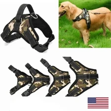 Adjustable Dog Harness No Pull Nylon Leash Pet Supplies Vest Collar Accessories