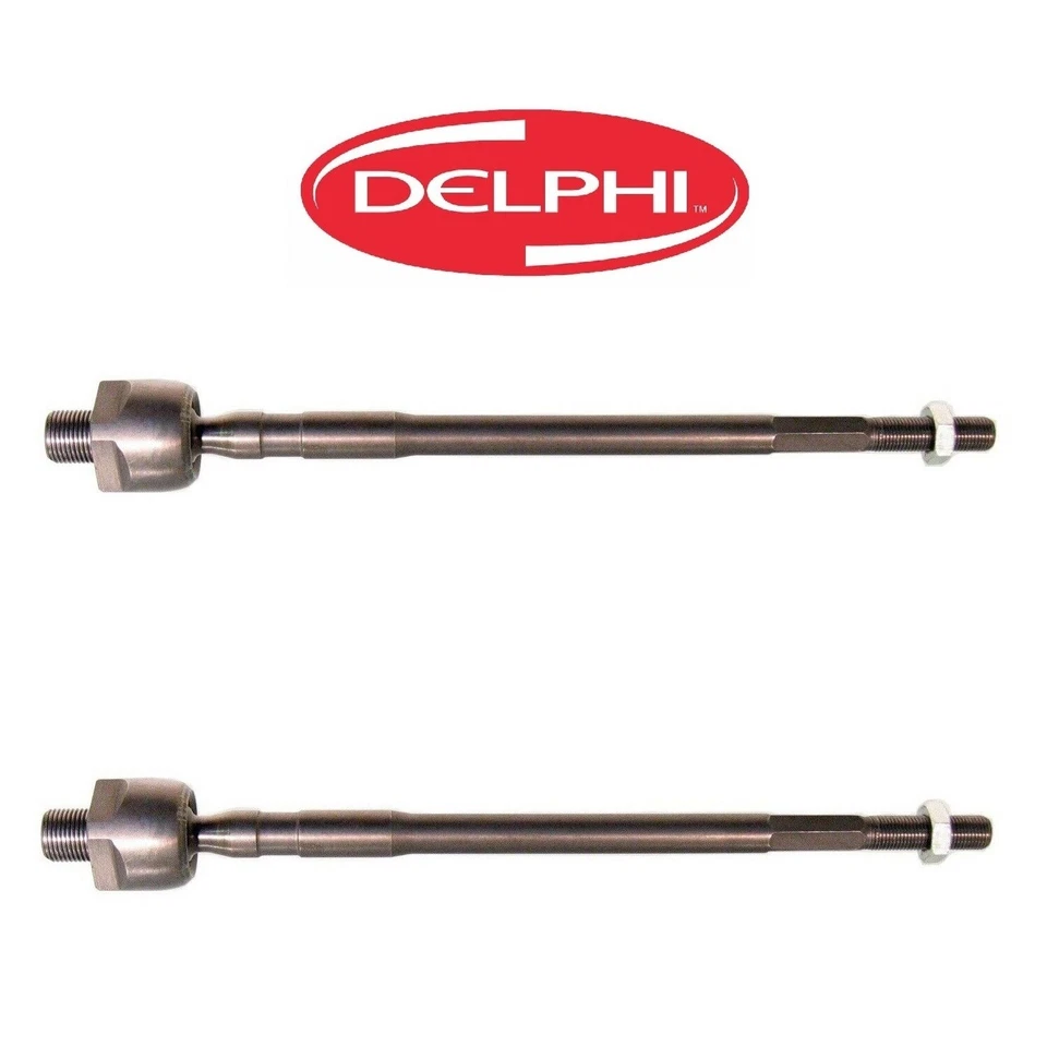 Pair Set of 2 Front Inner Manual Steering Tie Rod Ends Delphi For Mazda Miata - Image 2 of 3