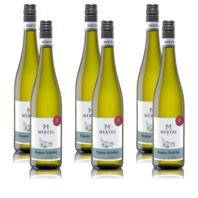 Peter Mertes Riesling Kabinett QmP, halbtrocken, Weinpaket (6x0,75l)