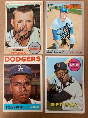 Reggie Smith Signed 1969 Topps  Card w/COA Auction for one Card