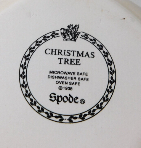 SPODE CHRISTMAS TREE PATTERN OVAL DIVIDED VEGETABLE BOWL 11 7/8" S3324 - 第 4/4 張圖片