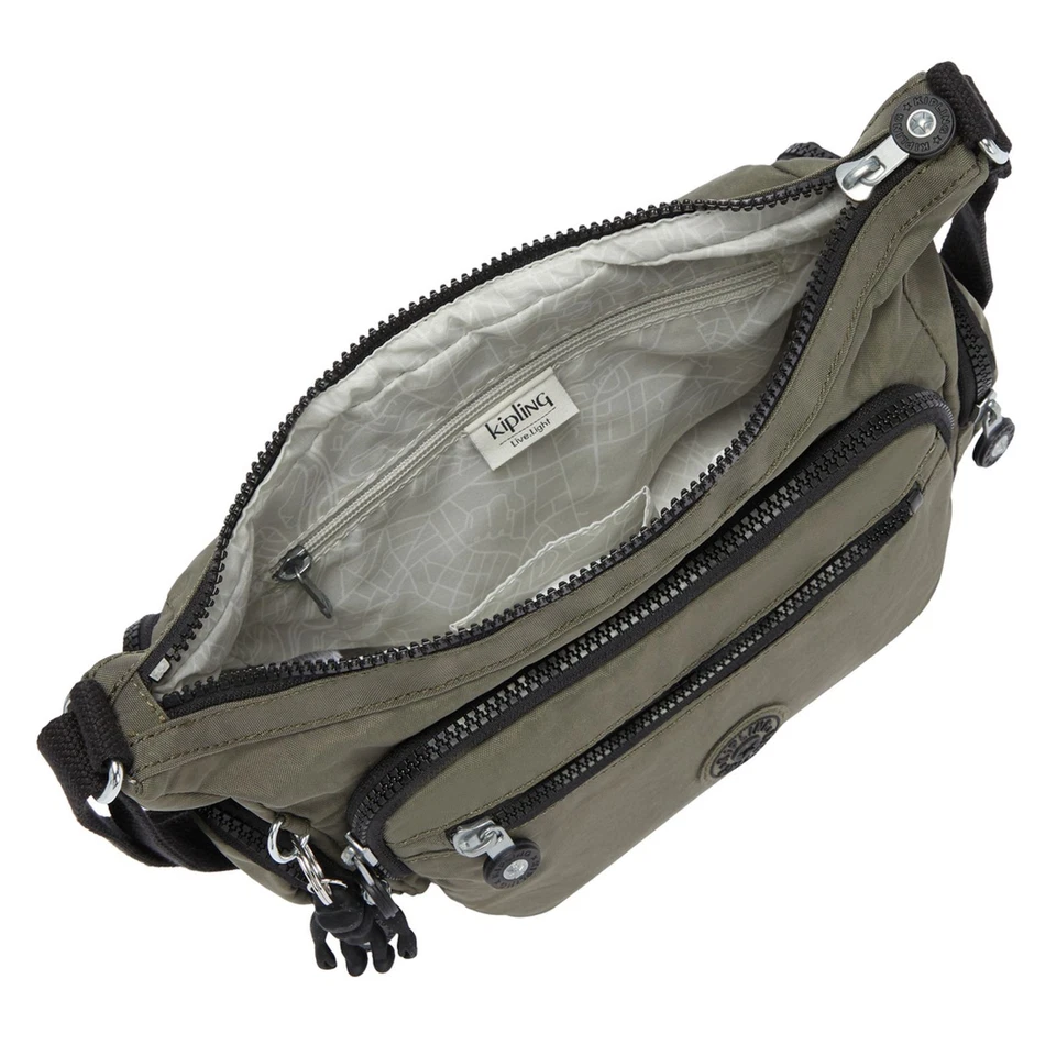 kipling Basic Eyes Wide Open Gabbie S Small Crossbody S Tasche Green Moss - Bild 4 von 4