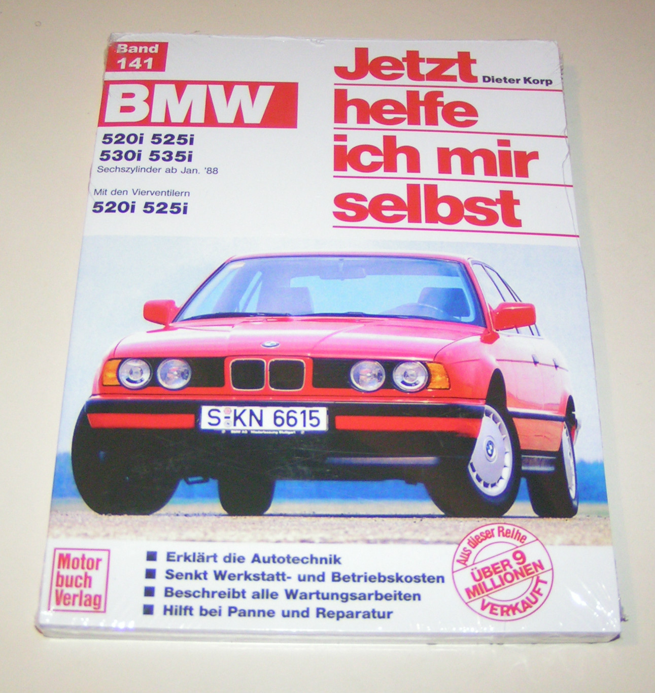 Repair Manual BMW 520i,525i,530i,535i - Type E34 - from Year 1988