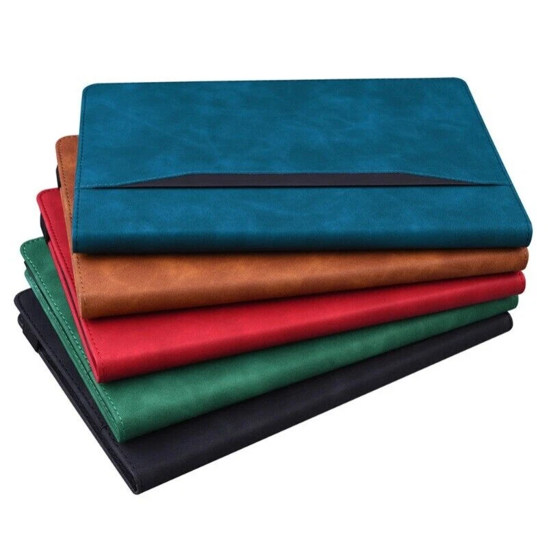 Funda tipo billetera de cuero PU a prueba de golpes para Samsung Galaxy Tab A9 S9 Ultra S10+ Foto 2 de 4