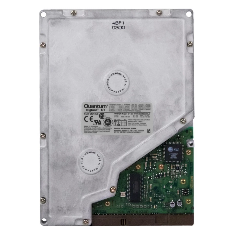 Hard Drive Quantum CY 2160AT CY21A011 Bigfoot 2.1GB IDE ATA 3600RPM 5.25" Inch - Image 2 of 3
