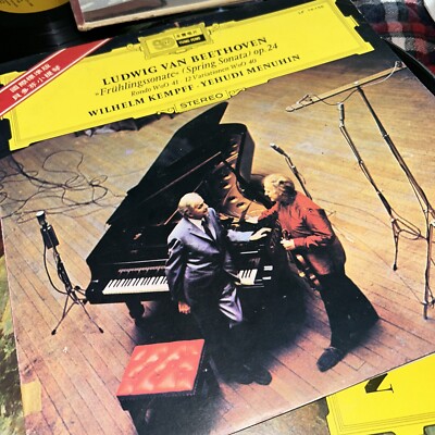 Yehudi Menuhin/wilhelm Kempff Sting Sonata Op.24 Beethoven LpST. No Scratches.