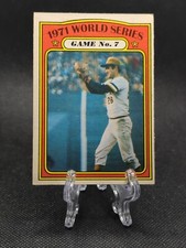 1972 O-Pee-Chee, OPC, #229 1971 World Series, Game 7, Pirates, Orioles