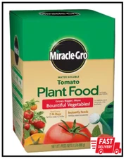 Miracle-Gro Liquid Water Soluble Tomato Plant Food Grow Bigger Organic 1.5 Lbs