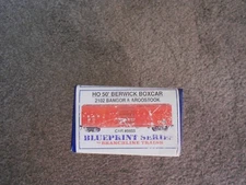 BRANCHLINE TRAINS 50' BERWICK BOXCAR HO GAUGE BANGOR & AROOSTOOK NIB
