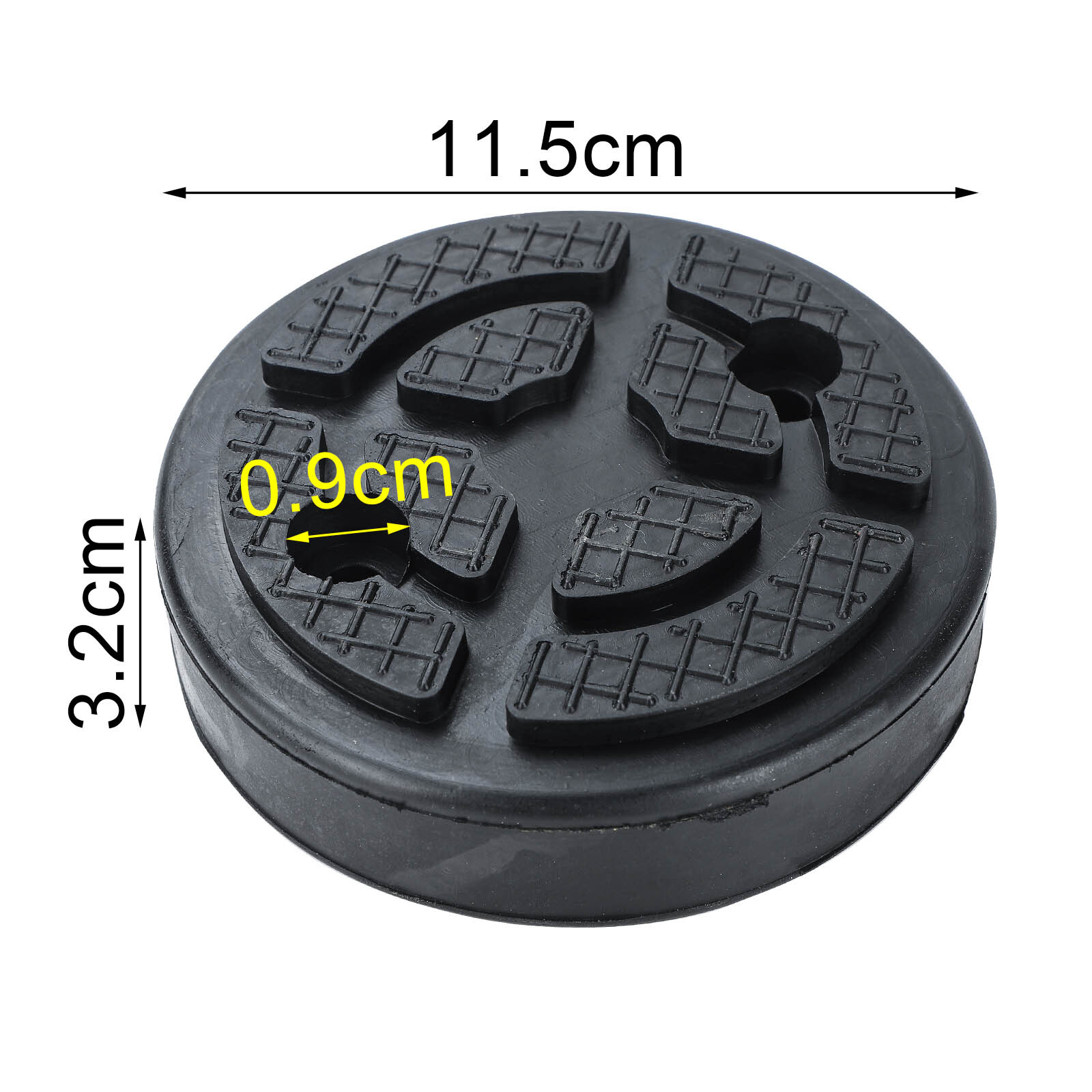 4pcs Rubber Lifting Pads Block For 2 Post Lift Replacement Pads Car
