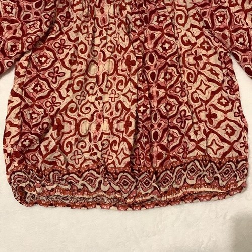 Nicole Miller Crop Top Women's Small Linen blend Off Shoulder Gypsy Boho - Picture 4 of 11
