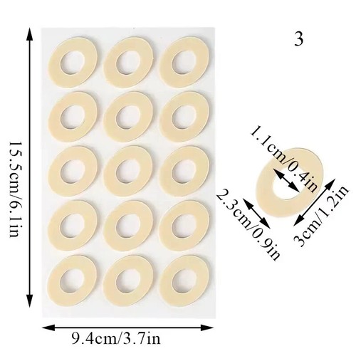 30x Corn Pads Foam Cushion Adhesive Protective Ring Plasters Pain Relief - Picture 9 of 12