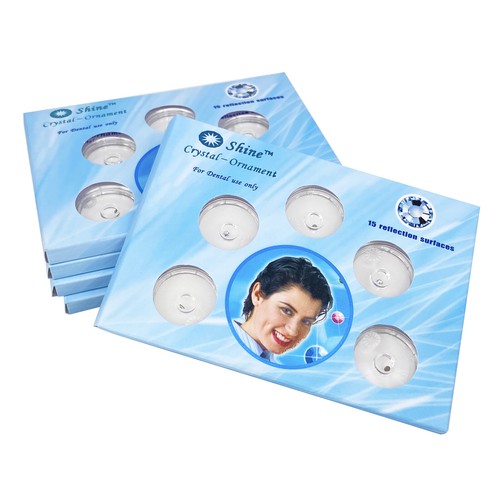 Dental Oral Teeth Diamond Tooth Gems Crystal Ornaments Jewelry 2.0mm Clear - Picture 5 of 6