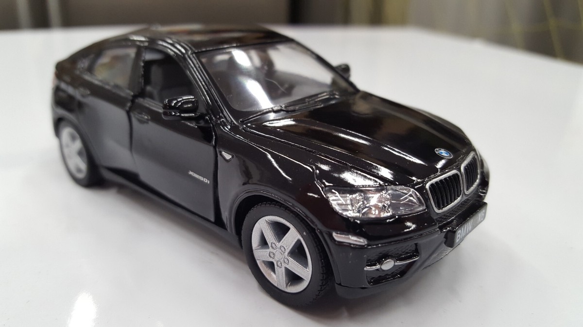 BMW X6 Black Kinsmart Toy Model 1/38 Scale Diecast Car Present New