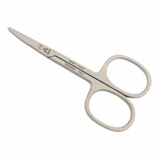 ALPEN BABY NAIL PROFESSIONAL SCISSORS / ROUNDED TIPS CURVED STAINLESS STEEL MATT