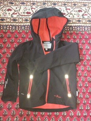 Softshelljacke in schwarz von Blue Wave, guter Zustand,gr.128,