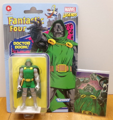 MARVEL SPECIAL RETRO VINTAGE STYLE DOCTOR DOOM! ACTION FIGURE & SPECIAL CARD