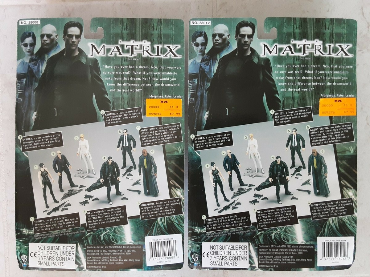 The Matrix Agent Smith 6 Inch Action Figure N2 Toys 1999 for The Matrix Agent Smith 6 Inch Action Figure N2 Toys 1999 for