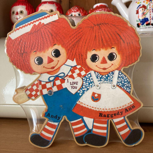 キャラクターグッズ Raggedy Ann&Andy Rare Super Rare Raggedy Vintage Super Cute Ann and Andy