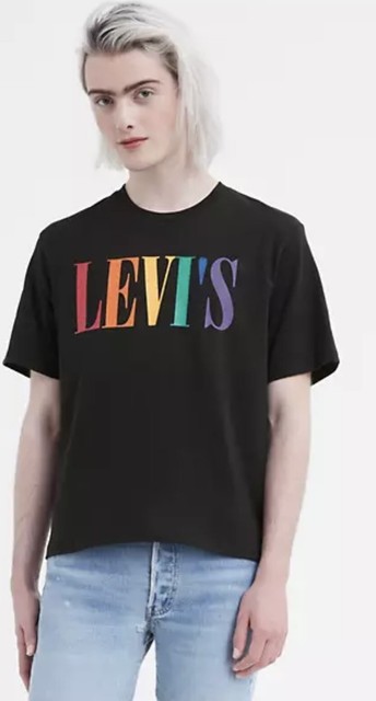 Levis Pride Community Graphic Tee Shirt 