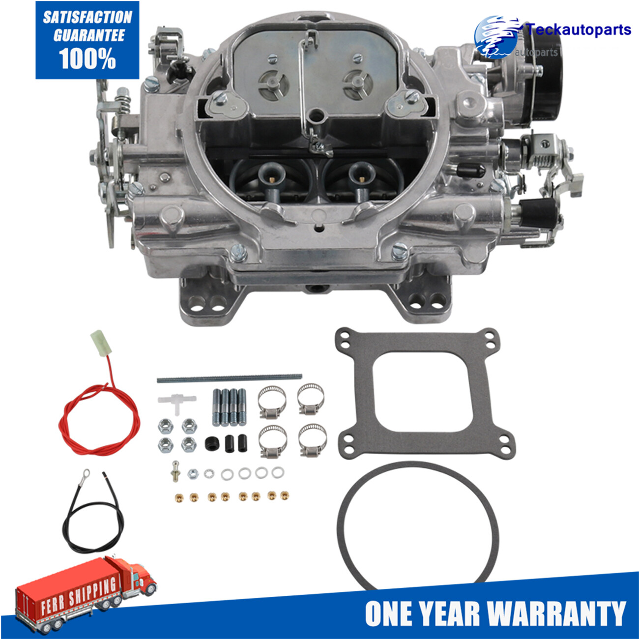 1406 Carburetor For Performer 600 CFM 4 BBL Electric Choke Carb