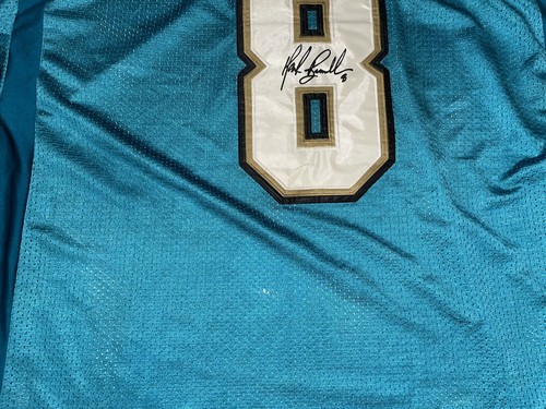 Signed Mark Brunell #8 Jacksonville Jaguars Size 58 Wilson 1995 Jersey Inaugural - Picture 23 of 24