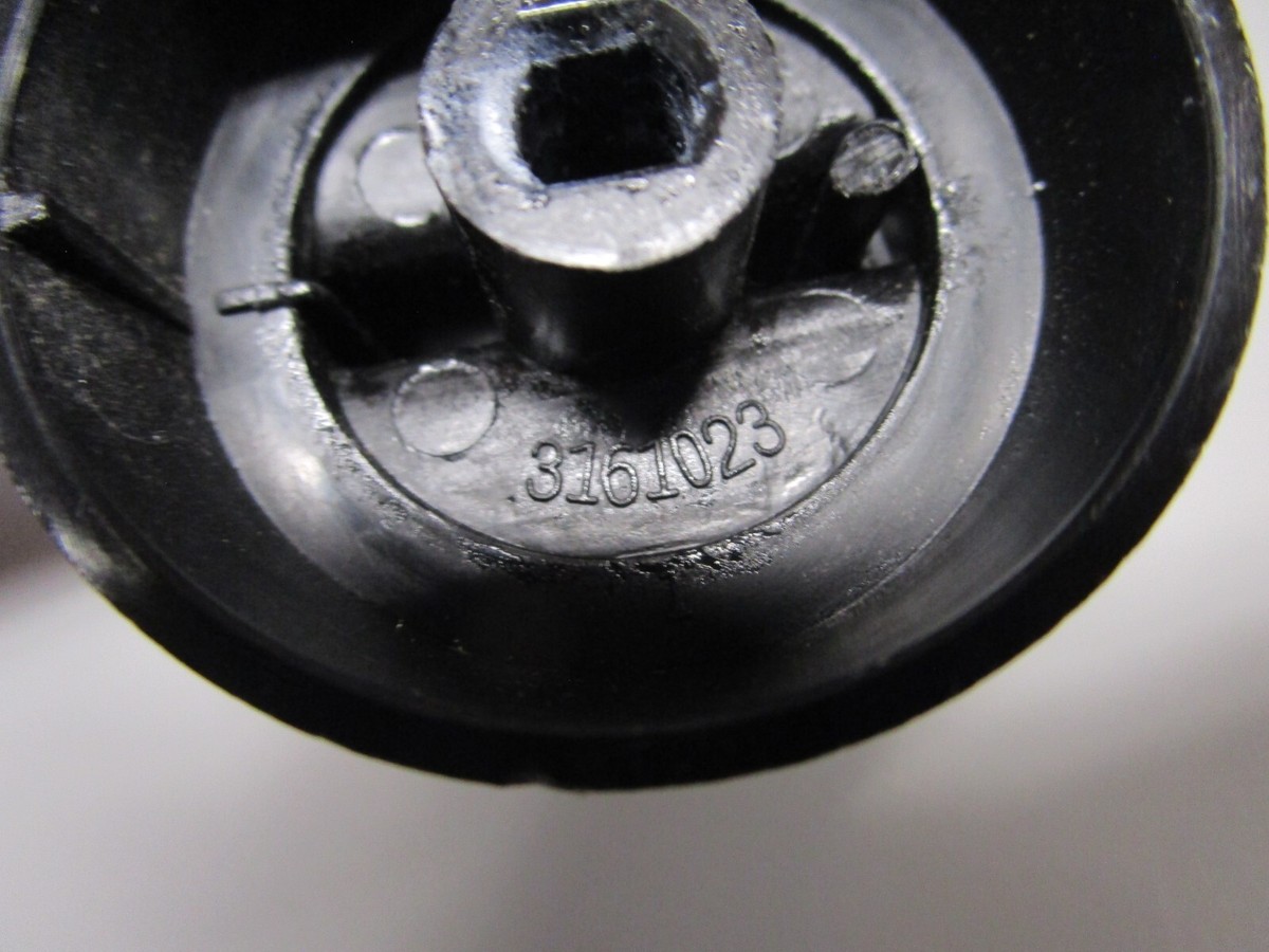 Tappan Range Burner Knob, Black 316102307 358T197P 3161023 Tappan Range Burner Knob, Black 316102307 358T197P 3161023