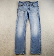 Howitzer Jeans Mens Size 32x32 Blue Patriot Freedom Tactical Low Rise Distressed