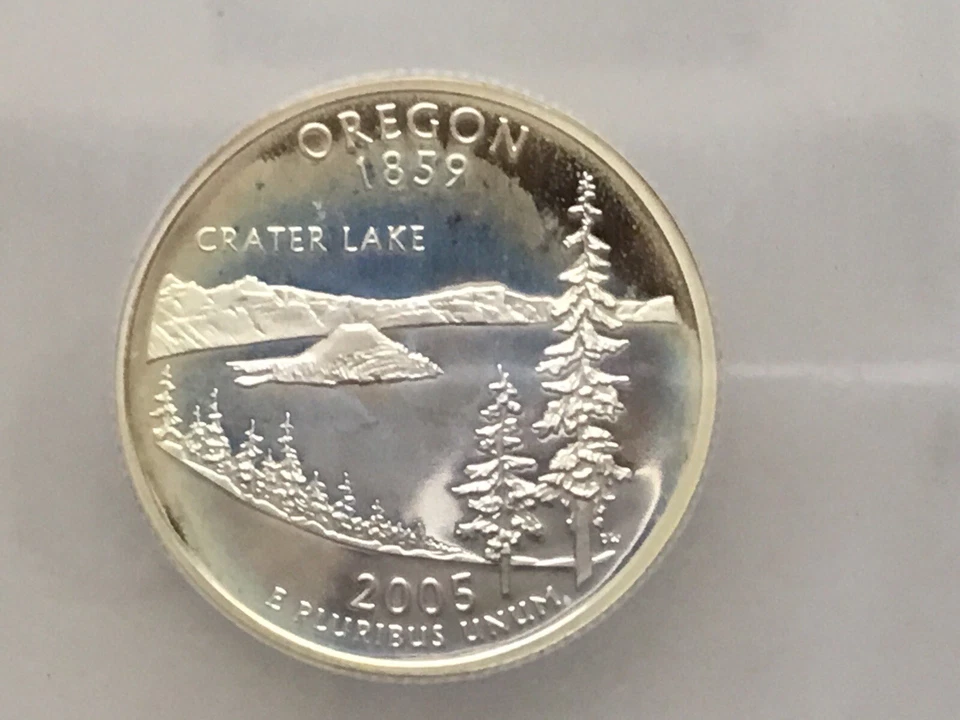 TONED 2005-S ICG Gem Proof PR70DCAM Silver 5 Coin Quarter Set - Image 2 of 4