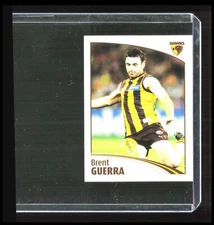 AFL 2009 Select Footy Stickers Hawthorn Hawks Brent Guerra Football CB-2-2-A-5