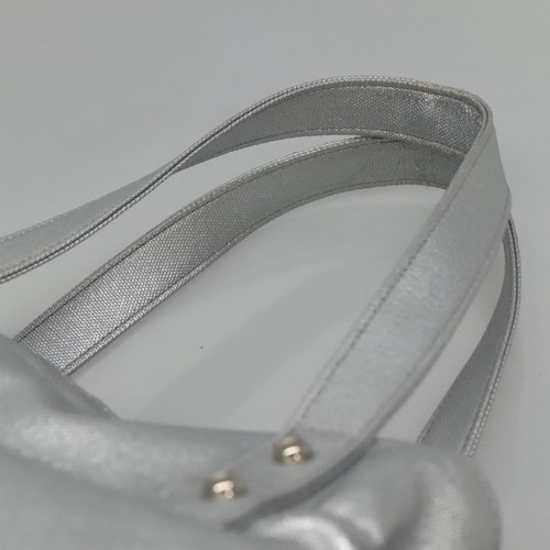 BURBERRY Blue Label Tote Bag Canvas Silver Auth mr1220 - Picture 8 of 20